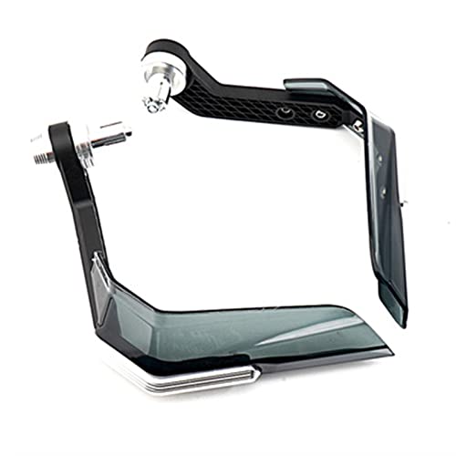 Protège-Mains Guidon Moto Moto Handguard Bouclier Protecteur Pare-Brise pour Suzuki pour GSF 250 600 600S 650 650S 650N 1200 1250 pour Bandit 650S Protection des Mains (Color : Argent)