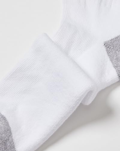 [Amazon Essentials] 10枚組 クルーソックス 靴下 クッション付きソール トレーニングウェア ランニング スポーツ コットン メンズ