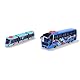 Dickie Toys - Spielzeug-Fahrzeug Siemens City Tram (41,5 cm) & Spielzeug-Bus Man (blau) – lenkbarer Reise-Bus (26,5 cm)