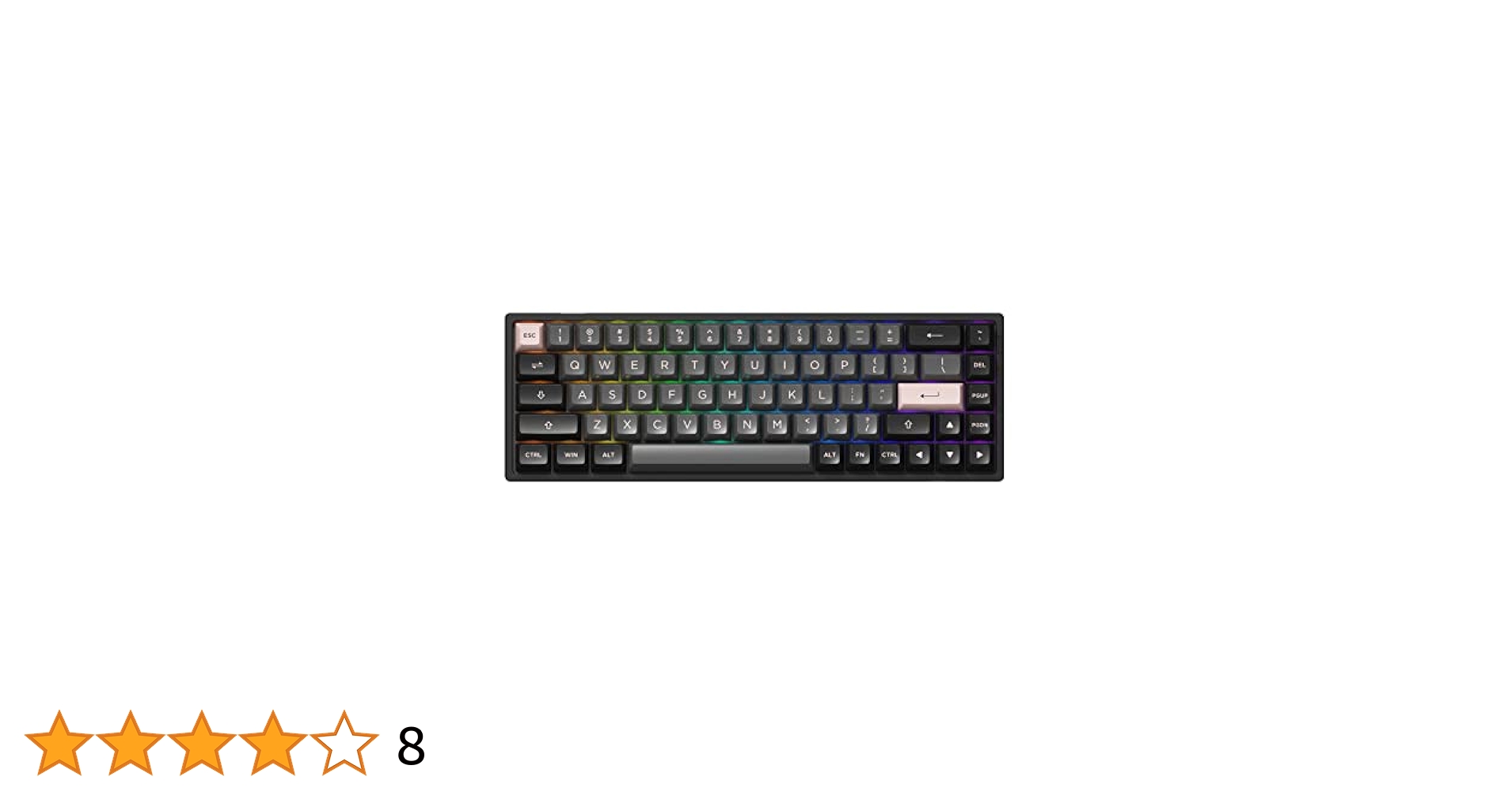 Amazon.co.jp: Akko ブラック&ピンク 3068B ホットスワップ可能