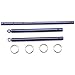 EXREIZST Blue Portable Exercise Spreader Bar, Restore Pilates Sports Aid Training Fitness Gear Pilates Aid Kit, Home Yoga Gym Kit