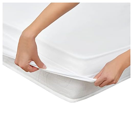 Matratzenschoner 90 x 200 cm wasserdicht, Anti-Milben Matratzenbezug, Atmungsaktive Matratzenauflage, Wasserundurchlässige Matratzenschutz-Hülle, Hygienischer Topper, wasserdichte Auflage