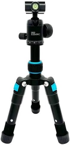Sper Scientific 840100 Premium Compact Mini Tripod - Folds to 7 Inches - 36 Inches Extended - 360° Ball Head for Stability and Portability