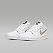 Jordan Womens WMNS Air 1 Low SE CZ4776 100 White Metallic Gold - Size 8W