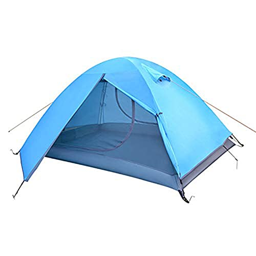 Carpa de camping para 2 personas de poliéster portátil miniatura 1
