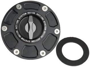 Gas Fuel Tank Cap Keyless Quick Release Motorcycle Tank Fuel Cap Gas Case Fit for Aprilia RS660 Tuono 660 RS125 RS250 RSV1000 Shiver 750 Accessories (Red-I)