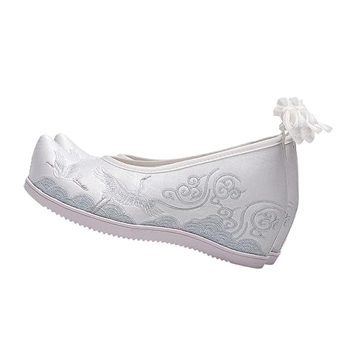 COLLBATH - COLLBATH Chaussures pour Filles Chaussures Brodées Traditionnelles Chaussures Brodées de Style Chinois