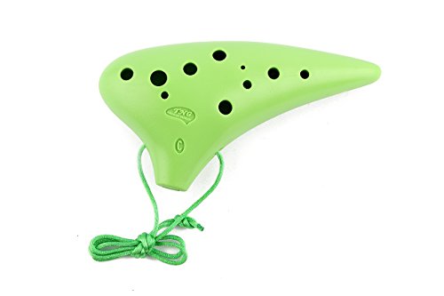 ZIN プラスチック オカリナ TC テノール ライトグリーン Amazon | TNG オカリナ 楽器 [ 12穴 / アルト/グリーン