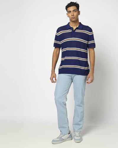 Image of GAP Men's Solid Regular Fit Polo Shirt