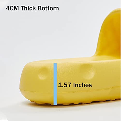 Jfxgjuv Cheese Slippers, Cheese Slides for Women and Men, Pillow Sandals Cloud Slides Non Slip Quick Dry Shower Sandals House Shoes2