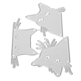 Photo Gallery tofficu 1set fustella per carta con motivo gatto di fustelle per scrapbooking e creazioni artistiche utensile per diy e embossing per biglietti e decorazioni Photo Gallery tofficu 1set fustella per carta con motivo gatto di fustelle per scrapbooking e creazioni artistiche utensile per diy e embossing per biglietti e decorazioni