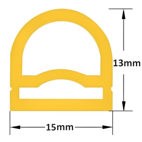JANDEI – 5 Meter Flexibles Silikonprofil für LED-Streifen mit Leiterplatten bis 10 mm Breite. 270° Lichtabstrahlwinkel, 15 mm x 13 mm Halbkreisform. Für den Außenbereich Geeignet, Weiß