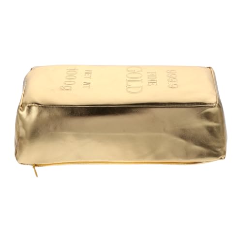 Almohada de ladrillo dorado de PU y algodón rectangular para decoración de oficinas 2