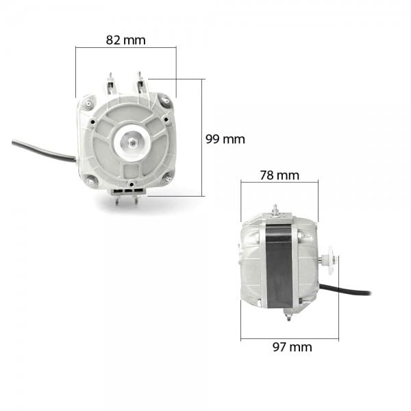 Bilake Motor 16W monofásico 220-240V 1300rpm | Motor cámara frigorífica | Motor ventilador nevera | Motor ventilador congelador