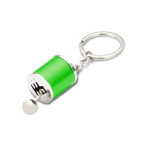 Middrivr Car Shifter Gear Keychain, Creative 6 Speed Manual Transmission Shift Lever Keyring, Mini Car Gear Shift Stick Knob Keyring, Universal Car Key Fob Keychain Accessories for Women Men