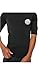 Rip Curl 2025 Mens Icons UPF Brushed Short Sleeve Rash Vest 154MRV - Black Mens Size - L