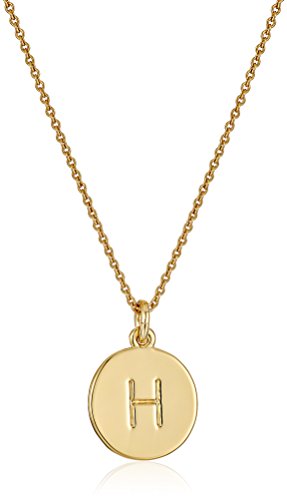 kate spade new york "Kate Spade Pendants" "H" Pendant Necklace, 17" + 3.5" Extender