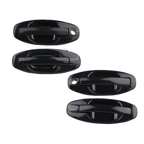 Poignée de porte extérieure pour rénover Hyundai Santa Fe 2001-2006 lot de 4 pièces de rechange