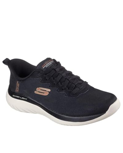 Skechers Men's Bounder 2.0 - Maylon Sneaker, Black, US 10.5