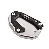 Hochwertiges Material: Aluminiumlegierung, leicht und langlebig. Das Merkmal ist stabil, die Stützplatte kann Ihr Motorrad schmücken, es schöner aussehen lassen und Ihr Motorrad auch individueller aussehen lassen.