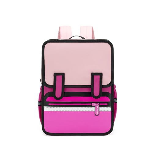 Sac d'école style dessin animé pour soulager le dos des enfants