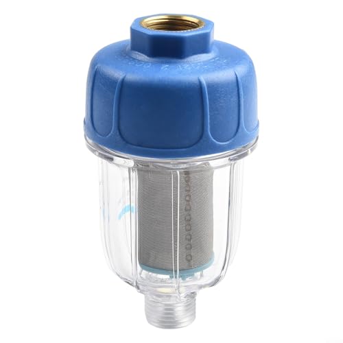 Honseadek Cabezal de metal de agua para ducha, colador de grifo de malla con filtro de munición inoxidable de PVC, cloro, purificador pesado, acero azufre