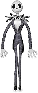 Disney Store Official Jack Skellington Soft Toy, Nightmare Before Christmas, 68cm/27, Scary Skeleton Toy with Large 3D Bow and Soft Feel Face, Suitable for All Ages