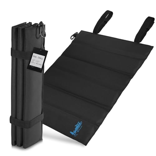 GullSkies Sitzkissen Outdoor Faltbar, extra große Sitzunterlage 42×32 cm, wasserdicht & verschleißfest, Thermo Sitzkissen für Wandern & Camping, Sitzmatte