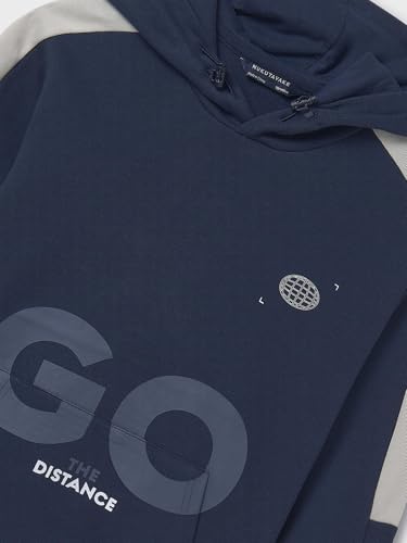 Mayoral Contrast Pullover for Boys Navy3