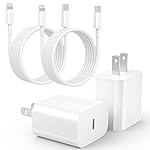 Ximytec 20W USB C Fast Charger [MFi-Certified] Compatible with iPhone 14/13/ 12/11/ XS/XR/X/ 8 /iPad, 2Pack PD Type C Charger Blocks with 6FT Type-C to Lightning Cables
