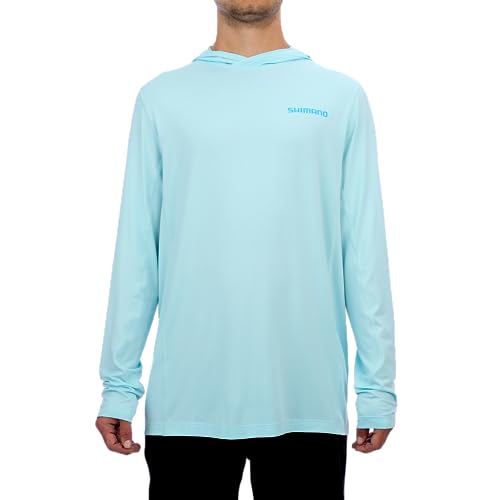 Shimano Long Sleeve Hooded Performance Tee Color - Gray Size - 2X (ATEESUNLSH2XAGY) Fishing3