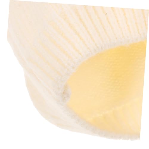 FRCOLOR Boy Girl Knitted Beret Hat Stylish Hair Accessory for All Seasons Warm and Comfortable Cap for Boys and Circumference Beige3