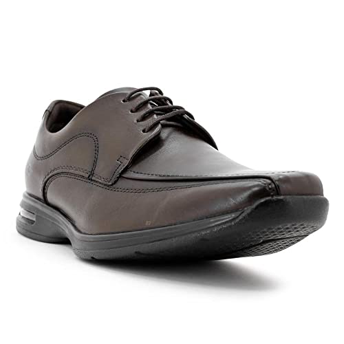 Sapato Smart Comfort Air Spot Marrom Cadarço-Marrom-41