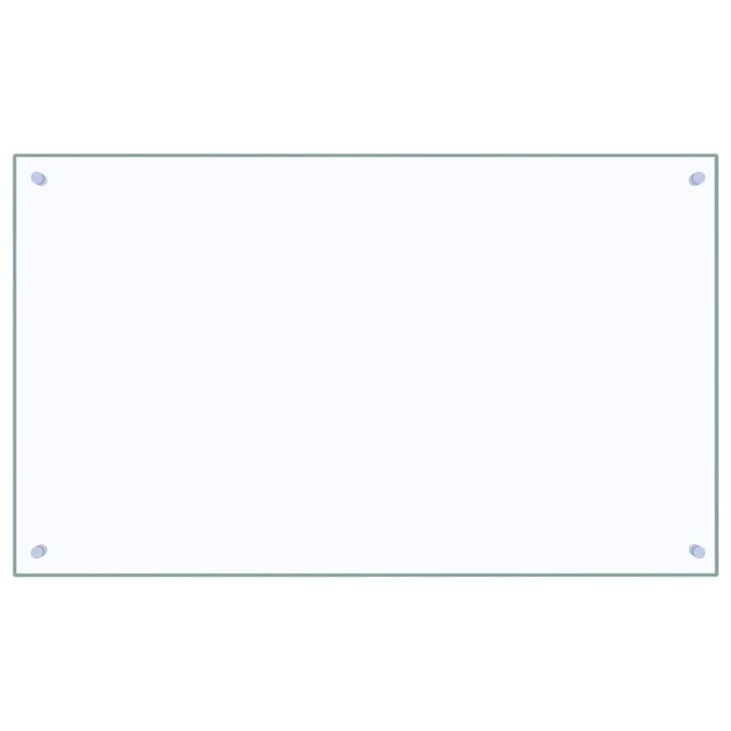 Generisch Küchenrückwand 2 pcs Transparent 100 x 60 cm Gehärtetes Glas,Heim Garten,Küche Esszimmer,Küchenhelfer -utensilien-3415433
