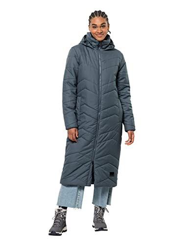 Jack Wolfskin Damen Kyoto Coat, slate blue, M EU