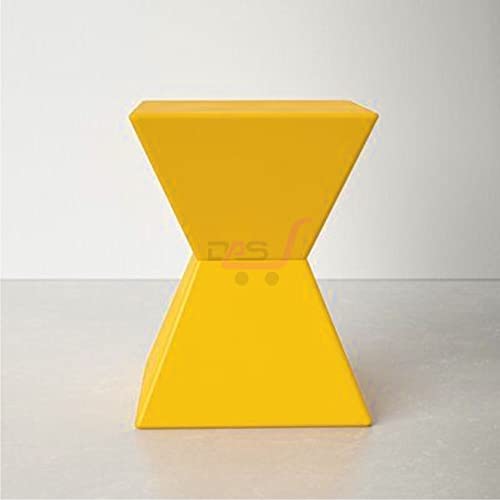 Image of Brown Arts Shoppee Craetive Side Table, Nightstand Coffee End Table for Living Room, Bedroom, Small Spaces Side Table for Living Room (Green) (Yellow)
