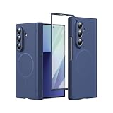 Etui ochronne do Samsung Galaxy Z Fold8 Ultra, składane etui ochronne z ochroną zawiasów, kompatybilne z przyłączem ładowania Mag-Safe, silikonowe etui do Samsung Z Fold 8 Ultra-Blau