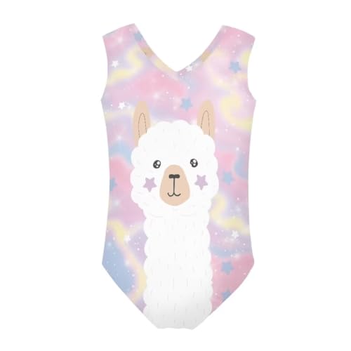 Image of Girls Swimsuit 3-14Y One Piece Swimwear Sleeveless Girls Bathing Suit