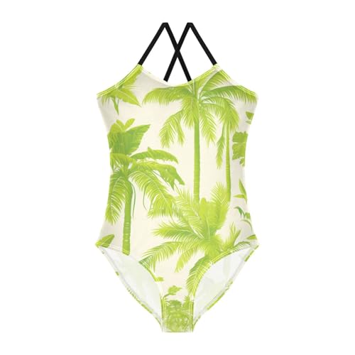 Penguin Wheat Girl's Swimsuit 1 Piecing Toddler Swim Suits for Girls Bathing Suit for Girls Beach