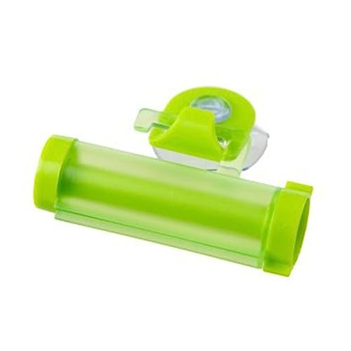 WOFASHPURET Squeeze Toothpaste Device Roller Toothpaste Dispenser Wall-Mounted Suction Holder for Home Hotel