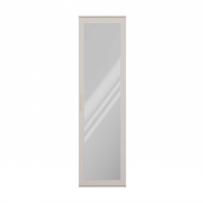 CDF Armoire Couloir avec Miroir Anthracite Chêne Artisan – Penderie Tringle Vêtements 2 Étagères Porte Réversible – Meuble Entrée Dressing Rangement...