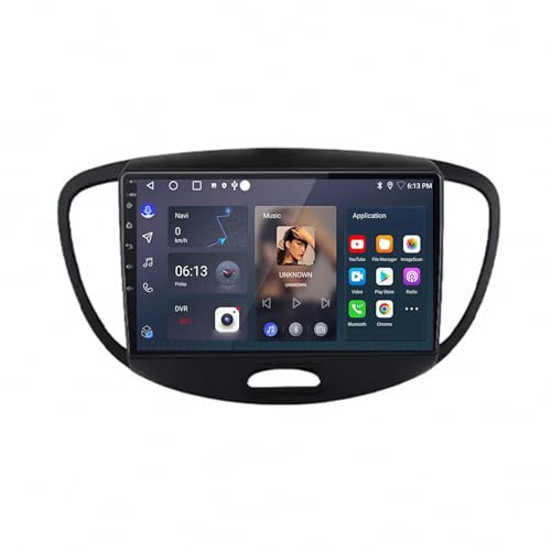 Pantalla de coche para Hyundai i10 con Carplay inalámbrico y GPS