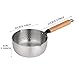Yukihira Saucepan,Yukihira Pot, 3 Quart Stainless Steel Saucepan Pan Japanese Milk Pot with Wood Handle