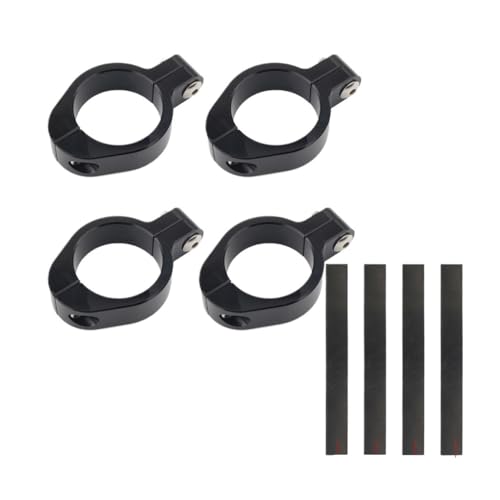Soporte montaje barra luz para moto con abrazaderas de alta rigidez