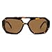 SOJOS Trendy Aviator Sunglasses for Womens Mens Polarized,Hexagonal Square Large Shades Double Bridge Designer Inspired UV400 Sun Glasses SJ2288