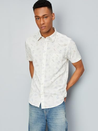 Image of Max Men's Solid Regular Fit Shirt