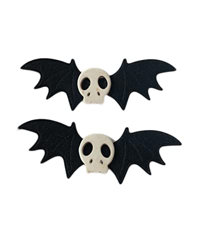 Pinzas de calavera BHWH02 con ala de murciélago y diseño gótico