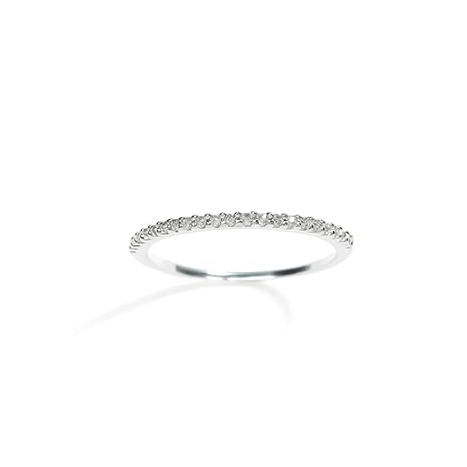 Anel Aparador de Aliança em Prata 925 com Zircônia, Feminino, Premium