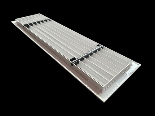 Image of Aluminium Powder Coated Grill, Grill for ac, hvac, ventilation grill, home grill, ac grill,Return Air Grill for Wall, Sidewall and Ceiling (WHITE, 16 inch*4 inch)