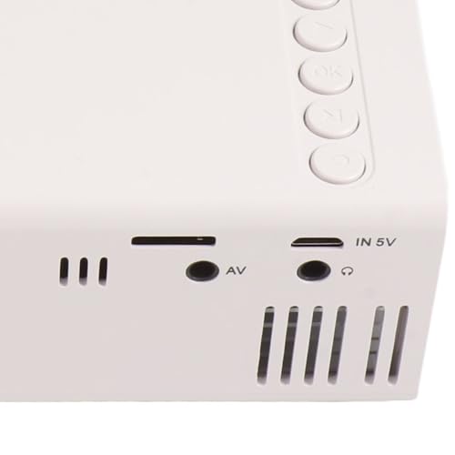 Akozon Mini Proiettore Mini Portatile da 24 a 60 Pollici Grande Proiettore SN per Film Home Theater All'aperto 110-240 V